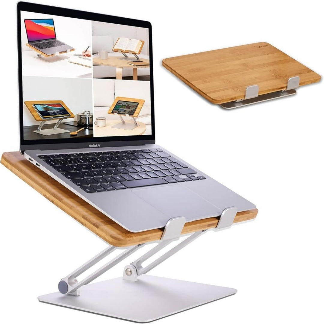 Neigbares Laptopstander aus Holz fur das Arbeitszimmer nu7825276
